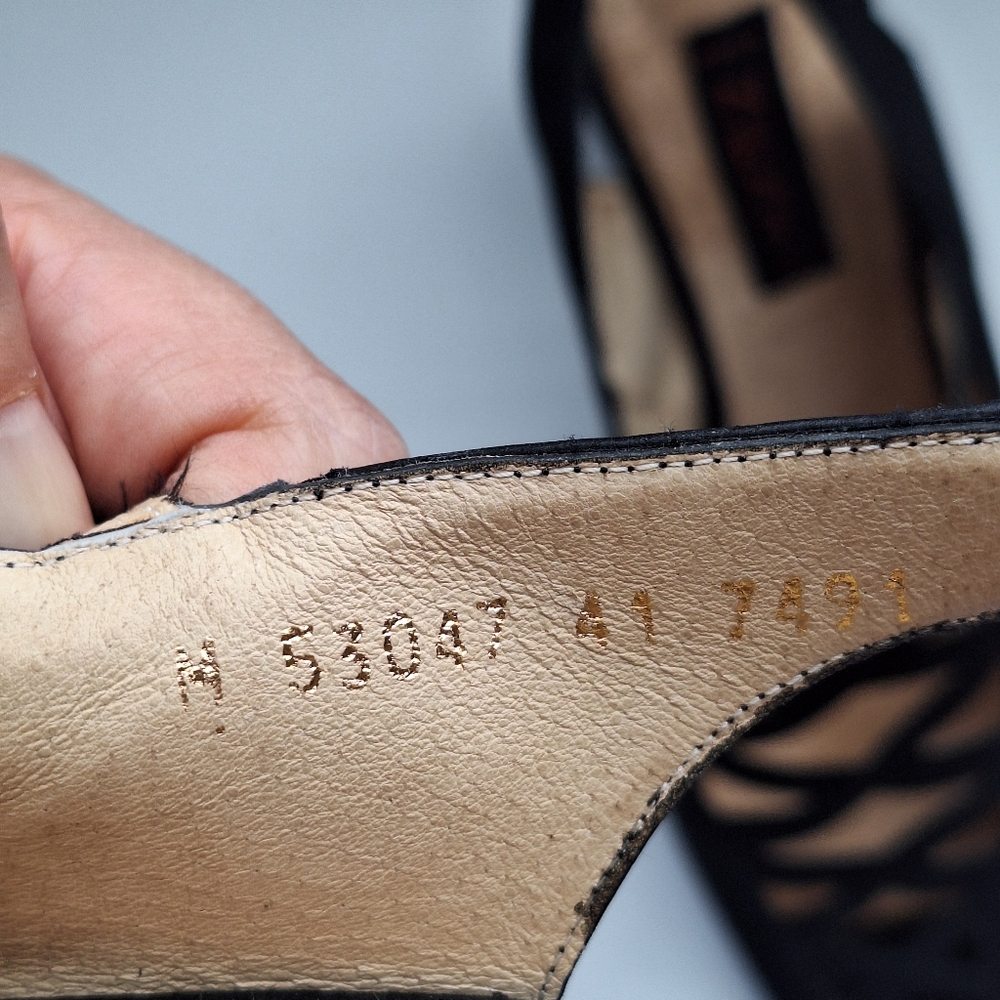 Black Suede 1940 Black Women's Shoes - Picture 9 of 9